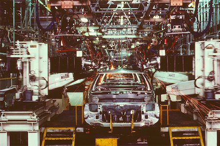 robotic arm - Car in an assembly line, Zama, Kanagawa Prefecture, Japan Stock Photo - Premium Royalty-Free, Code: 625-01261277