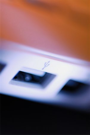 simsearch:625-02926804,k - Close-up of a computer outlet Foto de stock - Sin royalties Premium, Código: 625-01261312