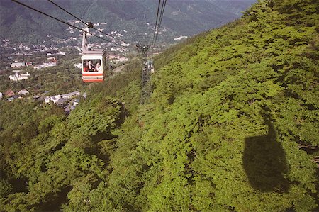 simsearch:625-01252082,k - High angle view of a cable car, Hakone, Kanagawa Prefecture, Japan Foto de stock - Sin royalties Premium, Código: 625-01263527