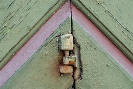 simsearch:625-00840350,k - Close-up of a hinge on an old door Stock Photo - Premium Royalty-Free, Code: 625-01744107