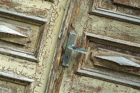 simsearch:614-01433957,k - Close-up of an old door Stock Photo - Premium Royalty-Free, Code: 625-01744133