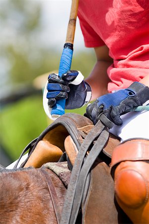 simsearch:625-01744495,k - Mid section view of a man playing polo Stock Photo - Premium Royalty-Free, Code: 625-01744488