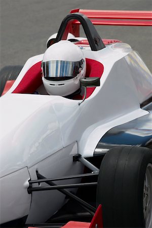 simsearch:625-01744655,k - Racecar driver sitting in a racecar Stock Photo - Premium Royalty-Free, Code: 625-01744616