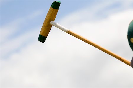 Low angle view of a polo mallet Foto de stock - Sin royalties Premium, Código: 625-01744746