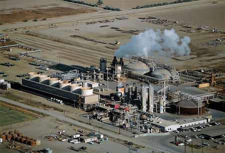 smoke chimney - Geothermal power plant, Calipatria, California Stock Photo - Premium Royalty-Free, Code: 625-01745951