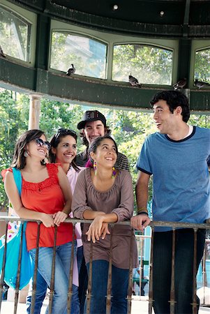 simsearch:625-01747650,k - Close-up of three young women standing with two young men Stock Photo - Premium Royalty-Free, Code: 625-01747143