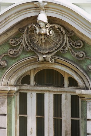 simsearch:625-01747787,k - Window of a building, Old San Juan, San Juan, Puerto Rico Fotografie stock - Premium Royalty-Free, Codice: 625-01747184