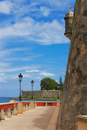 forts in latin america - Castle at the seaside, Morro Castle, Old San Juan, San Juan, Puerto Rico Stock Photo - Premium Royalty-Free, Code: 625-01747370