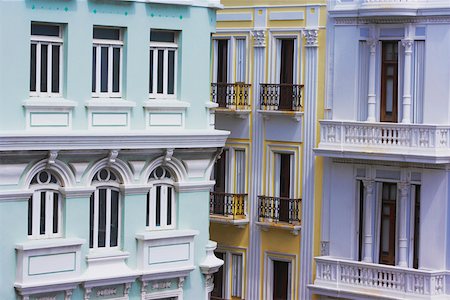 san juan - Gebäude in einer Stadt, Old San Juan-San Juan, Puerto Rico Stockbilder - Premium RF Lizenzfrei, Bildnummer: 625-01747639