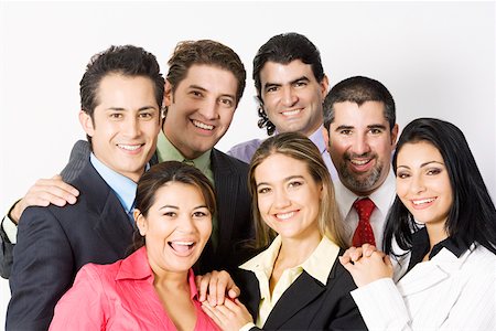 Portrait of a group of business executives smiling Stock Photo - Premium Royalty-Free, Code: 625-01748526