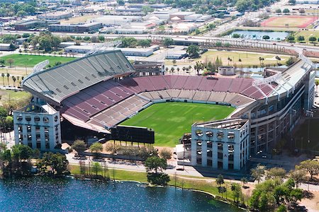 Aerial view of a stadium, Orlando Florida, USA Stock Photo - Premium Royalty-Free, Code: 625-01749474
