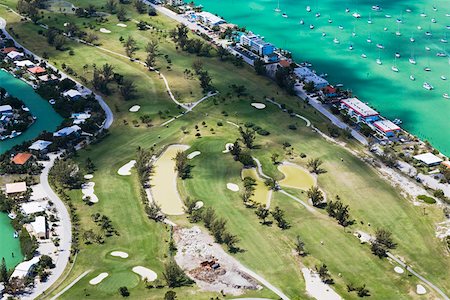 Aerial view of tourist resorts along the sea, Florida Keys, Florida, USA Stock Photo - Premium Royalty-Free, Code: 625-01749485