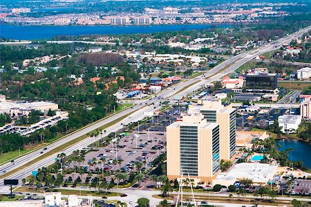 small town usa aerial view - Aerial view of a city, Orlando, Florida, USA Stock Photo - Premium Royalty-Free, Code: 625-01749494