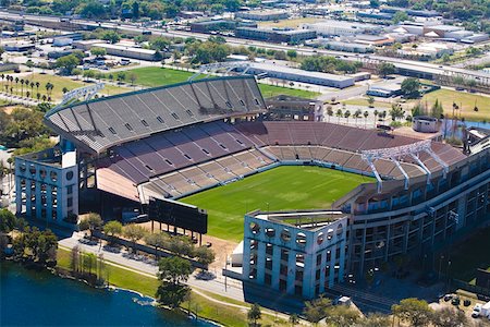 small town usa aerial view - Aerial view of a stadium, Orlando Florida, USA Stock Photo - Premium Royalty-Free, Code: 625-01749683