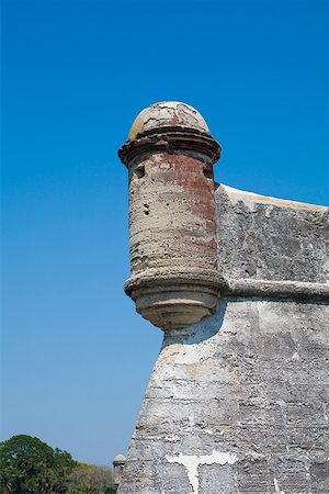 st augustine - Low angle view of a castle, Castillo De San Marcos National Monument, St. Augustine, Florida, USA Stock Photo - Premium Royalty-Free, Code: 625-01749920