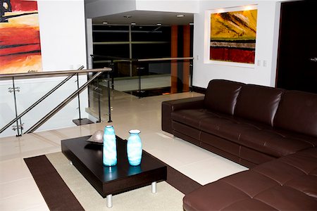 simsearch:625-01743926,k - Interiors of a living room Foto de stock - Sin royalties Premium, Código: 625-01743808