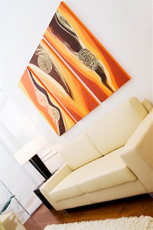 simsearch:625-01743860,k - Interiors of a living room Foto de stock - Sin royalties Premium, Código: 625-01743859
