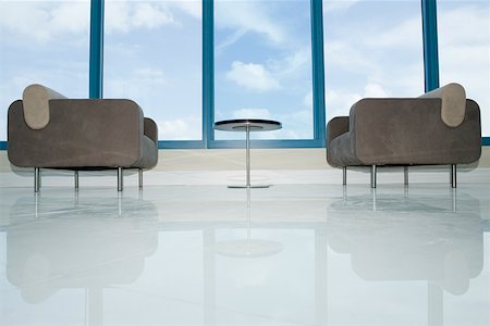 shine floor - Two armchairs in a hotel Stock Photo - Premium Royalty-Free, Code: 625-01743902