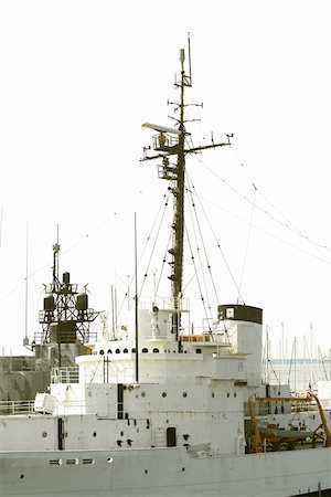 Low angle view of a military ship Patriot's Point, Charleston Harbor, Charleston, South Carolina, USA Stock Photo - Premium Royalty-Free, Code: 625-01750147