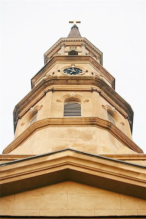 Low angle view of a church, St. Philip's Church, Charleston, South Carolina, USA Stock Photo - Premium Royalty-Free, Code: 625-01750170