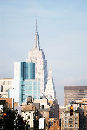 simsearch:625-01750194,k - Buildings in a city, Empire State Building, Manhattan, New York City, New York State, USA Foto de stock - Sin royalties Premium, Código: 625-01750270