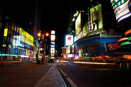 Buildings lit up at night in a city, Times Square, Manhattan, New York City, New York State, USA Stock Photo - Premium Royalty-Free, Code: 625-01750342