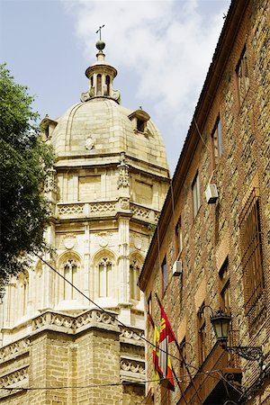 Vue d'angle faible d'une cathédrale, cathédrale de Toledo, Toledo, Espagne Photographie de stock - Premium Libres de Droits, Code: 625-01750657