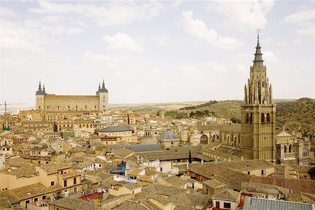 Cathedral in a city, Cathedral Of Toledo, Toledo, Spain Stock Photo - Premium Royalty-Free, Code: 625-01750690