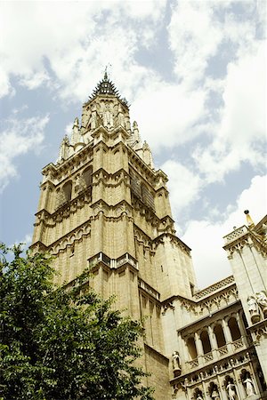 Low angle view of a cathedral, Cathedral Of Toledo, Toledo, Spain Stock Photo - Premium Royalty-Free, Code: 625-01750700