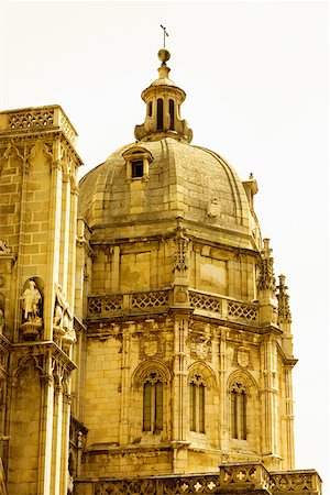 Low angle view of a cathedral, Cathedral Of Toledo, Toledo, Spain Stock Photo - Premium Royalty-Free, Code: 625-01750710