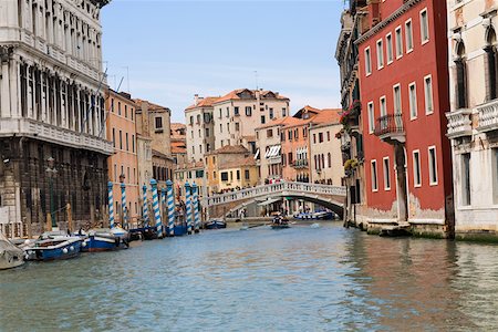 simsearch:625-01752304,k - Bridge over a canal, Grand Canal, Venice, Italy Foto de stock - Sin royalties Premium, Código: 625-01750747