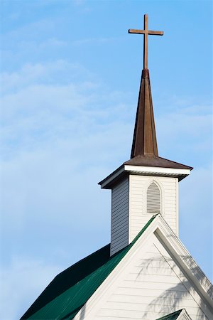 High section view of a church, Kappau, Big Island, Hawaii Islands, USA Foto de stock - Sin royalties Premium, Código: 625-01750897