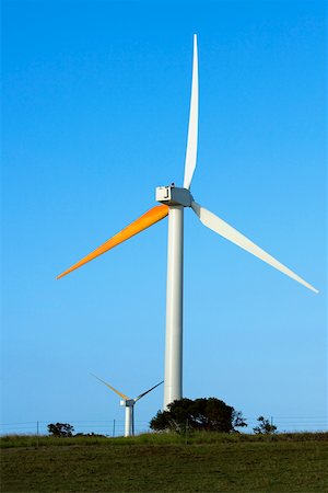 Wind turbines on a landscape, Pakini Nui Wind Project, South Point, Big Island, Hawaii Islands USA Stock Photo - Premium Royalty-Free, Code: 625-01750951