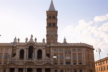 simsearch:625-01751371,k - Low angle view of a church, Santa Maria Maggiore Church, Rome, Italy Stock Photo - Premium Royalty-Free, Code: 625-01751381