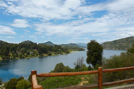 simsearch:625-01751748,k - Lake passing through mountains, Lake Nahuel Huapi, San Carlos De Bariloche, Argentina Stock Photo - Premium Royalty-Free, Code: 625-01751592