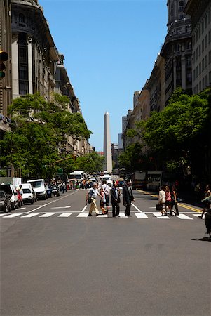 plaza de la república - Obelisk in a city, Plaza De La Republica, Buenos Aires, Argentina Foto de stock - Sin royalties Premium, Código: 625-01751638