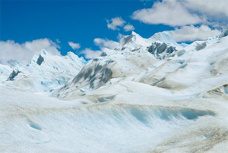 Mountains covered with snow, Glacier Grande, Mt Fitzroy, Chalten, Southern Patagonian Ice Field, Patagonia, Argentina Foto de stock - Sin royalties Premium, Código: 625-01751720
