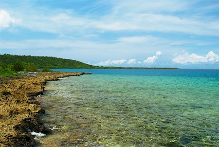 Panoramic view of the sea, San Andres, Providencia y Santa Catalina, San Andres y Providencia Department, Colombia Foto de stock - Sin royalties Premium, Código: 625-01751787