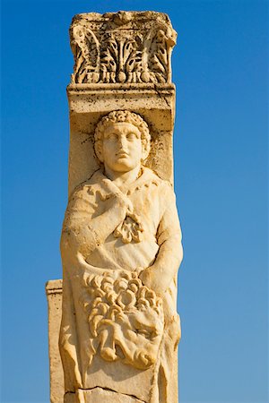 simsearch:625-01752111,k - Vue d'angle faible d'une statue, Ephèse, Turquie Photographie de stock - Premium Libres de Droits, Code: 625-01752085