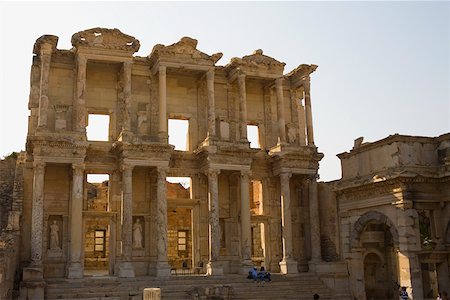 simsearch:625-01752118,k - Fassade einer alten Bibliothek, Celsus-Bibliothek, Ephesos, Türkei Stockbilder - Premium RF Lizenzfrei, Bildnummer: 625-01752103