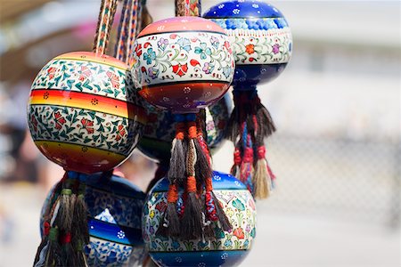 Close-up of decorative items for sale, Ephesus, Turkey Stock Photo - Premium Royalty-Free, Code: 625-01752111