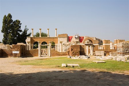 simsearch:625-01752111,k - Ruines de bâtiments, Ephèse, Turquie Photographie de stock - Premium Libres de Droits, Code: 625-01752122
