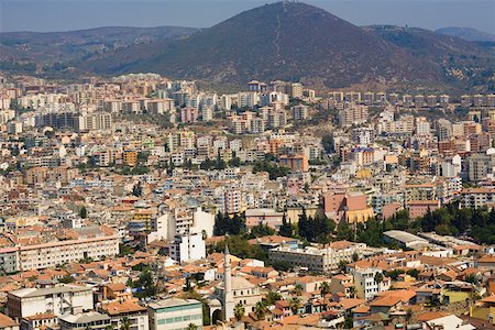 simsearch:700-07784132,k - High angle view of a cityscape, Ephesus, Turkey Foto de stock - Sin royalties Premium, Código: 625-01752139