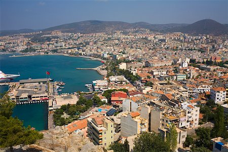 simsearch:625-01752149,k - High angle view of a cityscape, Ephesus, Turkey Foto de stock - Sin royalties Premium, Código: 625-01752141