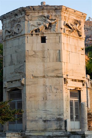 simsearch:625-01752311,k - Low angle view of the old ruins of a tower, Tower Of The Winds, Roman Agora, Athens, Greece Foto de stock - Sin royalties Premium, Código: 625-01752302