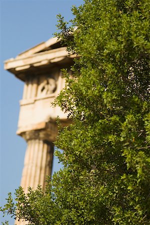 simsearch:625-01752193,k - Tree in front of an old ruin, Athens, Greece Foto de stock - Sin royalties Premium, Código: 625-01752328