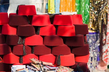 simsearch:625-01751908,k - Close-up of caps at a market stall, Istanbul, Turkey Foto de stock - Royalty Free Premium, Número: 625-01752344