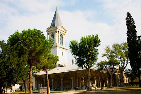 Low angle view of a palace, Topkapi Palace, Istanbul, Turkey Foto de stock - Sin royalties Premium, Código: 625-01752356