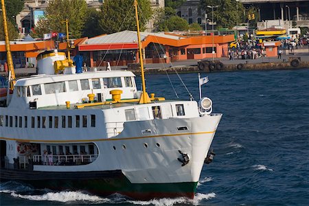 Cruise ship at the dock, Istanbul Turkey Stock Photo - Premium Royalty-Free, Code: 625-01752370