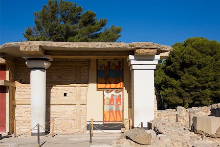 simsearch:625-01752198,k - Alte Ruinen eines Palastes, Knossos, Kreta, Griechenland Stockbilder - Premium RF Lizenzfrei, Bildnummer: 625-01752460